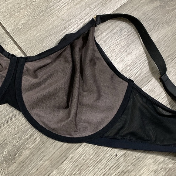 Soma Unbelievable Minimizer Black Underwire Sheer Cup Bra size 40G - Picture 11 of 12